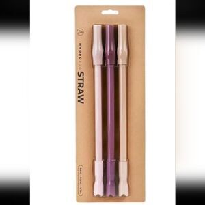 NEW HydroJug 3 Pack Replacement Straws Bare Plum Petal